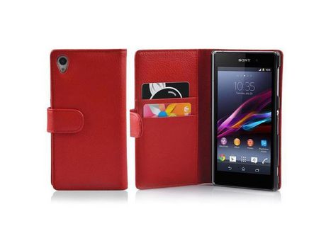 Carcasa para Sony Xperia Z1 CADORABO Rojo