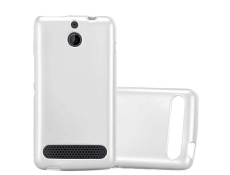 Carcasa para Sony Xperia E1 CADORABO Plateado
