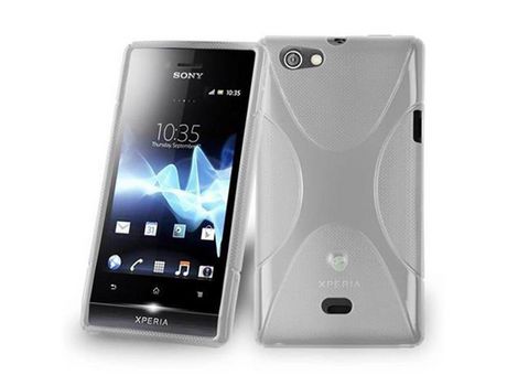 Carcasa para Sony Xperia MIRO CADORABO Transparente