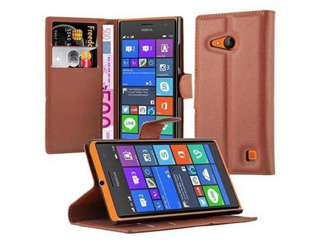 Carcasa para Nokia Lumia 730 CADORABO Marrón