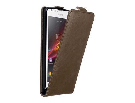 Carcasa para Sony Xperia SP CADORABO Marrón