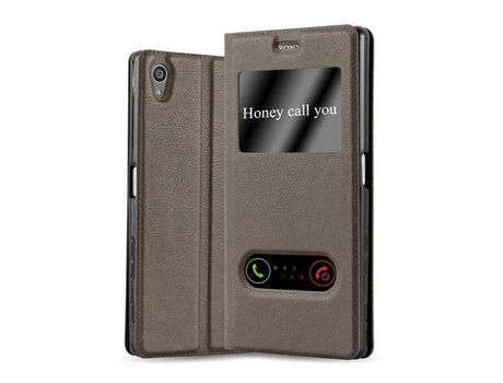 Carcasa para Sony Xperia Z5 PREMIUM CADORABO Marrón