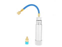 Inyector de aceite y refrigerante de 1/4 pulg. SAE 2 oz para R134a, R410a, R22 y R12. Accesorios para automóviles.
