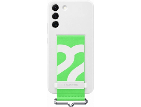 Funda SAMSUNG S22 Ultra Silicona con Fita Blanco