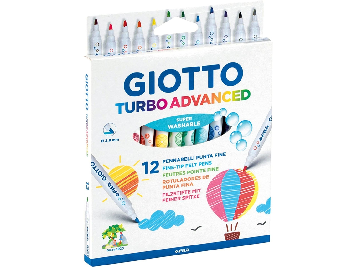 GIOTTO Turbo Advanced Markers Caso 12 Unidades