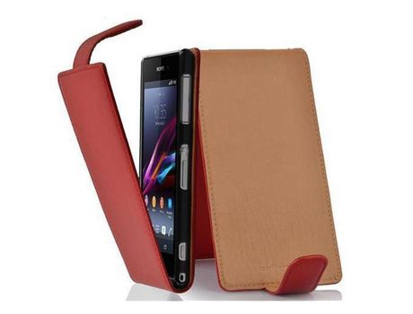 Carcasa para Sony Xperia Z1 CADORABO Rojo