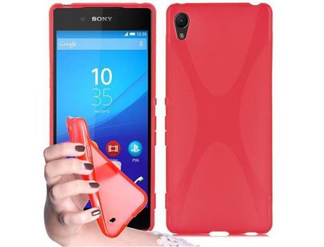 Carcasa para Sony Xperia Z3 PLUS / Z4 CADORABO Rojo