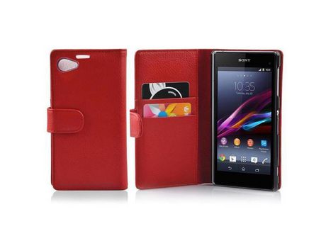 Carcasa para Sony Xperia Z1 COMPACT CADORABO Rojo