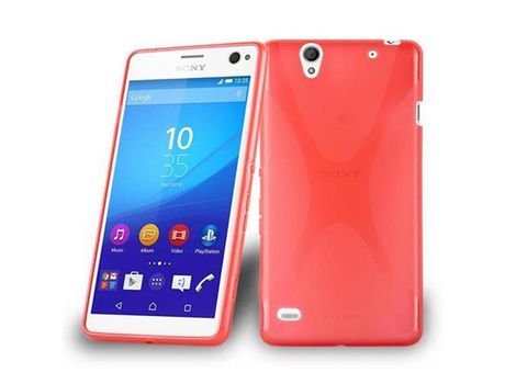 Carcasa para Sony Xperia C4 CADORABO Rojo
