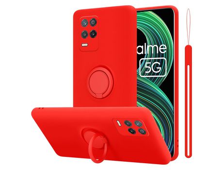 Carcasa para Realme 8 5G / V13 / Q3 / Q3i / Narzo 30 5G CADORABO Rojo