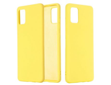 Funda para Samsung Galaxy A51 5G Sm-A516 (Silicona - Amarillo)