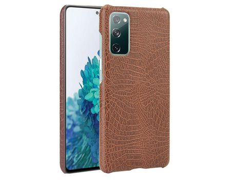 Funda para Samsung Galaxy S20 Fe- S20 Fe 5G (TPU, PU - Marrón)