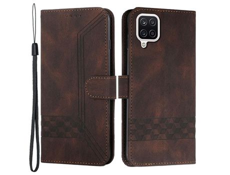 Funda para Samsung Galaxy A12 (PU - Marrón)