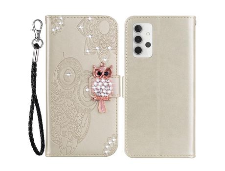Funda para Samsung Galaxy A13 4G (PU - Dorado)