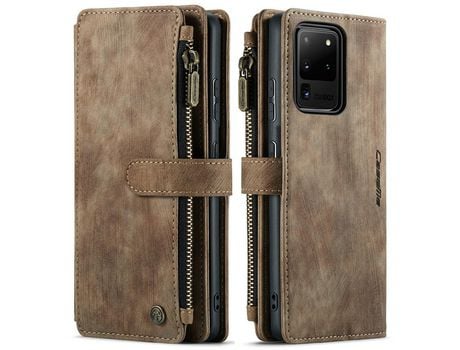 Funda para Samsung Galaxy S20 Ultra (PU, TPU - Marrón)