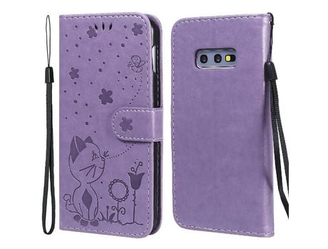 Funda para Samsung Galaxy S10E (PU, TPU - Morado)