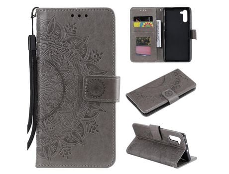 Funda para Samsung Galaxy Note 10 (PU - Gris)