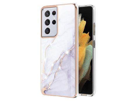 Funda para Samsung Galaxy S21 Ultra 5G (TPU - Blanco)