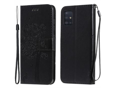 Funda para Samsung Galaxy A51 4G Sm-A515 (PU, TPU - Negro)
