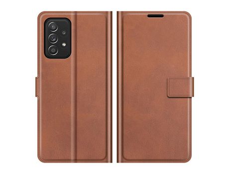 Funda para Samsung A52S 5G- Galaxy A52 4G- 5G (PU, TPU - Marrón)