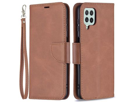 Funda para Samsung Galaxy A22 4G Eu Version (PU, TPU - Marrón)