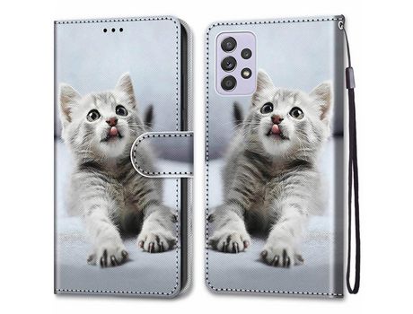 Funda para Samsung Galaxy A23 (PU - Gris)