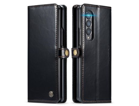 Funda para Samsung Galaxy Z Fold3 5G (PU - Negro)
