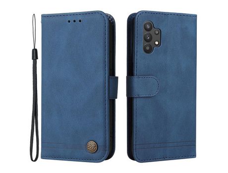 Funda para Samsung Galaxy A32 (PU, TPU - Azul)