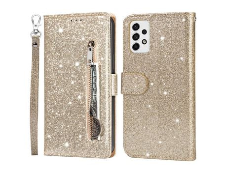 Funda para Samsung Galaxy A53 5G (PU - Dorado)