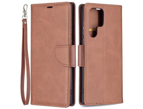 Funda para Samsung Galaxy S22 Ultra (Pu - Marrón)