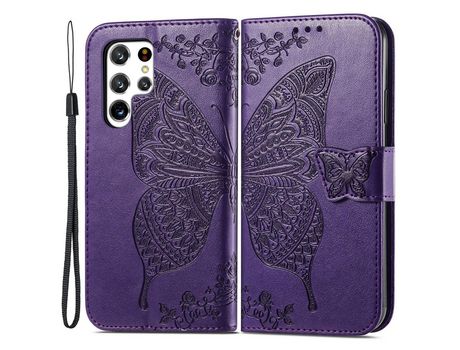 Funda para Samsung Galaxy S22 Ultra (PU - Morado)