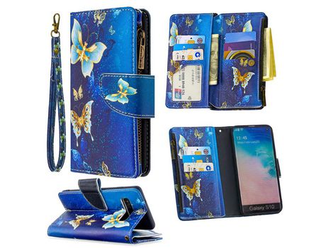 Funda para Samsung Galaxy S10 (PU - Azul)
