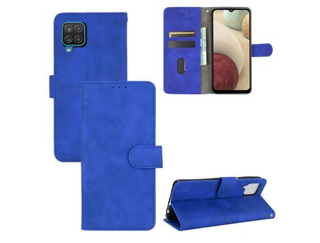 Funda para Samsung Galaxy A12- M12 (PU - Azul)