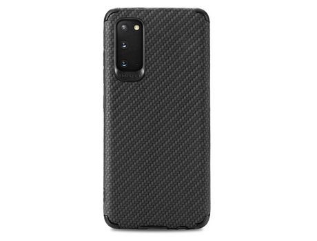 Funda para Samsung Galaxy S20 4G- 5G (TPU, PU - Negro)