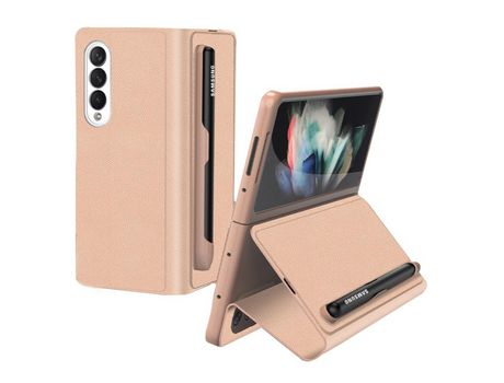 Funda para Samsung Galaxy Z Fold3 5G (PU - Dorada)