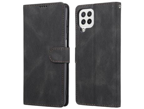 Funda para Samsung Galaxy A22 4G Eu Version- M32 Global Version (Pu - Negro)