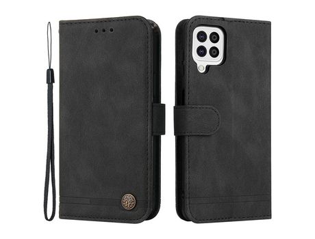 Funda para Samsung Galaxy A22 4G Eu Version- M22 (PU, TPU - Negro)
