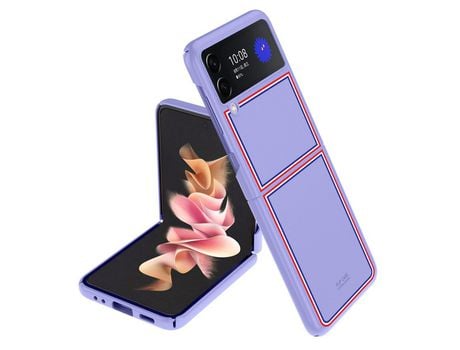 Funda para Samsung Galaxy Z Flip3 5G (TPU - Morado)