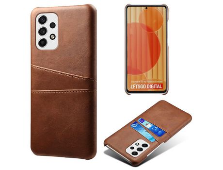 Funda para Samsung Galaxy A53 5G (Tpu, Pu - Marrón)