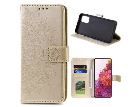 Funda para Samsung Galaxy S20 Fe- S20 Fan Edition- S20 Fe 5G- S20 Fan Edition 5G- S20 Lite (PU - Dorado)
