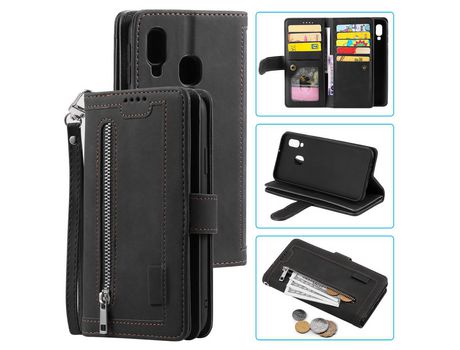 Funda para Samsung Galaxy A20E (Pu - Negro)