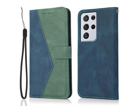 Funda para Samsung Galaxy S21 Ultra 5G (PU, TPU - Verde)