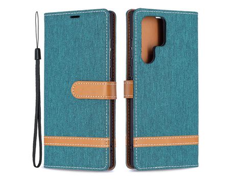 Funda para Samsung Galaxy S22 Ultra (PU - Verde)