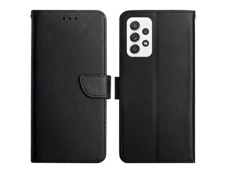 Funda para Samsung Galaxy A33 5G ( Couro Genuíno - Negro)