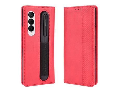 Funda para Samsung Galaxy Z Fold3 5G (TPU - Rojo)