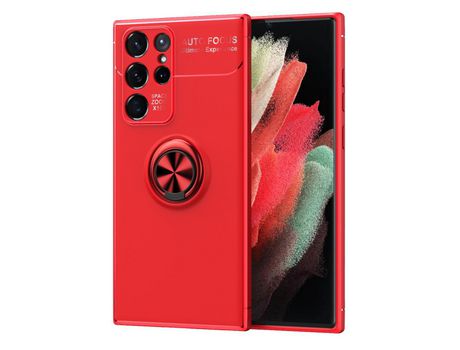 Funda para Samsung Galaxy S22 Ultra (TPU - Rojo)