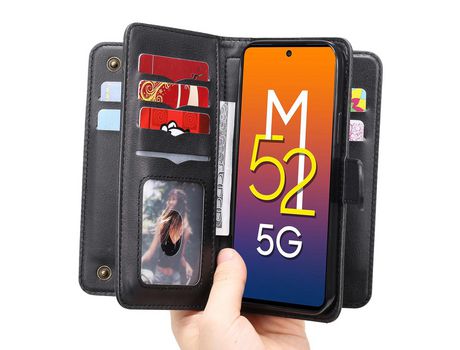 Funda para Samsung Galaxy M52 5G (Pu - Negro)