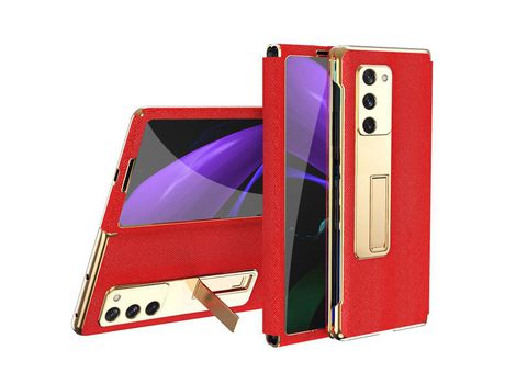 Funda para Samsung Galaxy Z Fold2 5G (Tpu, Pu - Rojo)