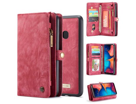 Funda para Samsung Galaxy A20- 30 (PU - Rojo)