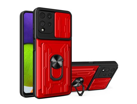 Funda para Samsung Galaxy A22 4G Eu Version (TPU - Rojo)